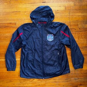 Vintage NHL Stadium Series 2014 Los Angeles Kings Coors Light Windbreaker‎ XL